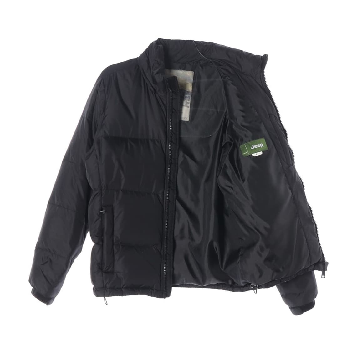 지프 클래식 로고 덕다운 푸퍼 패딩 블랙 M 상품이미지2