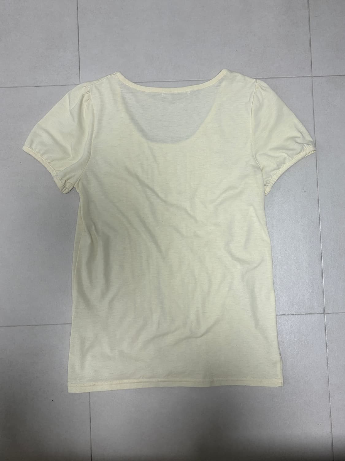 NICE CLAUP Japanese Vintage 러플 레이스 반팔 상품이미지2