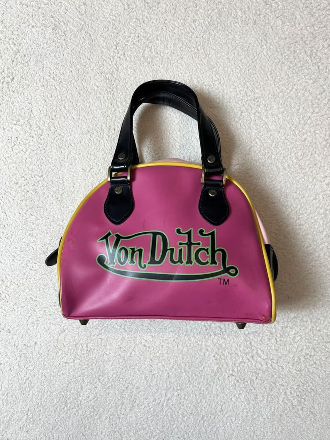 본더치 00's Y2K 핑크 미니 보스턴백 A1863 상품이미지1