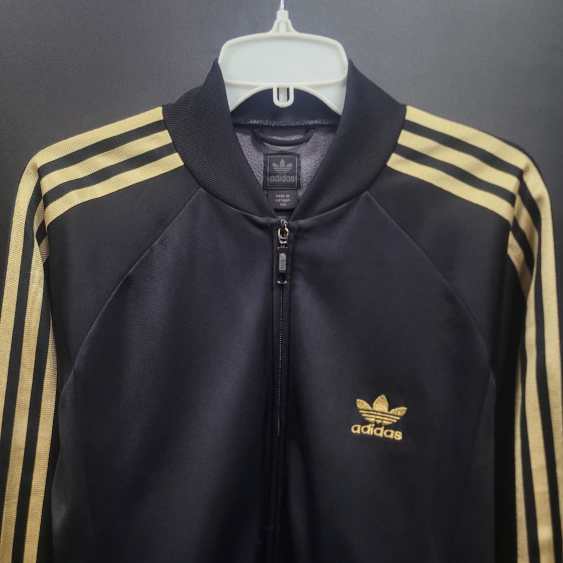 아디다스 불꽃 파이어버드 검금 블랙 골드 트랙탑 져지  상품이미지2