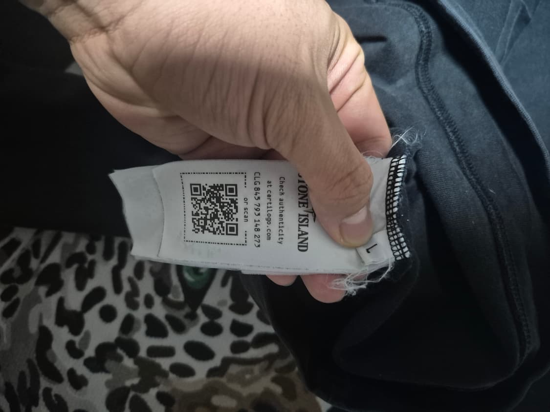 스톤아일랜드 와펜 맨투맨 블랙 L 정품 상품이미지5