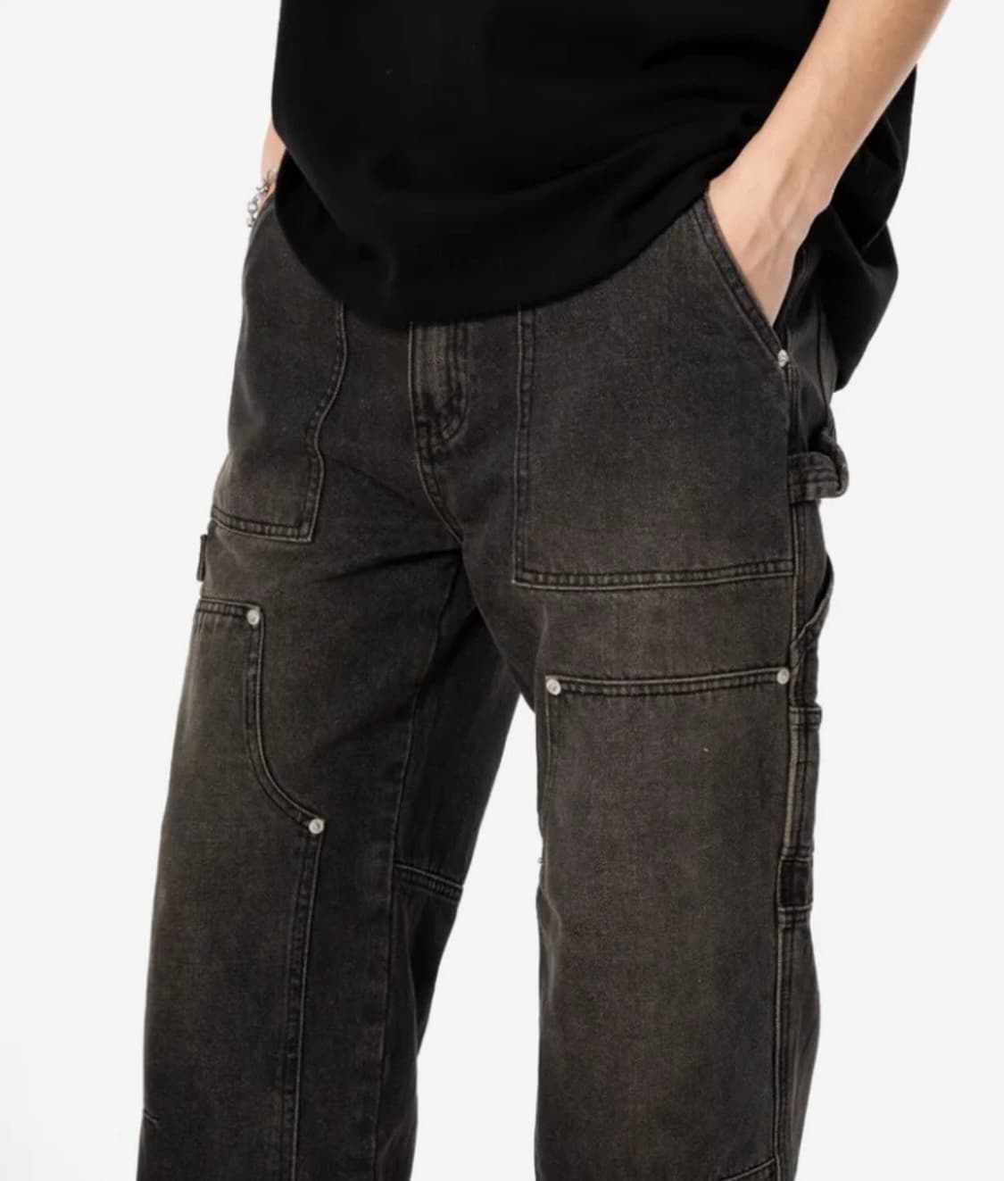 텍스 TEXX TX109 세미 와이드 카펜터 데님(흑청) 상품이미지4