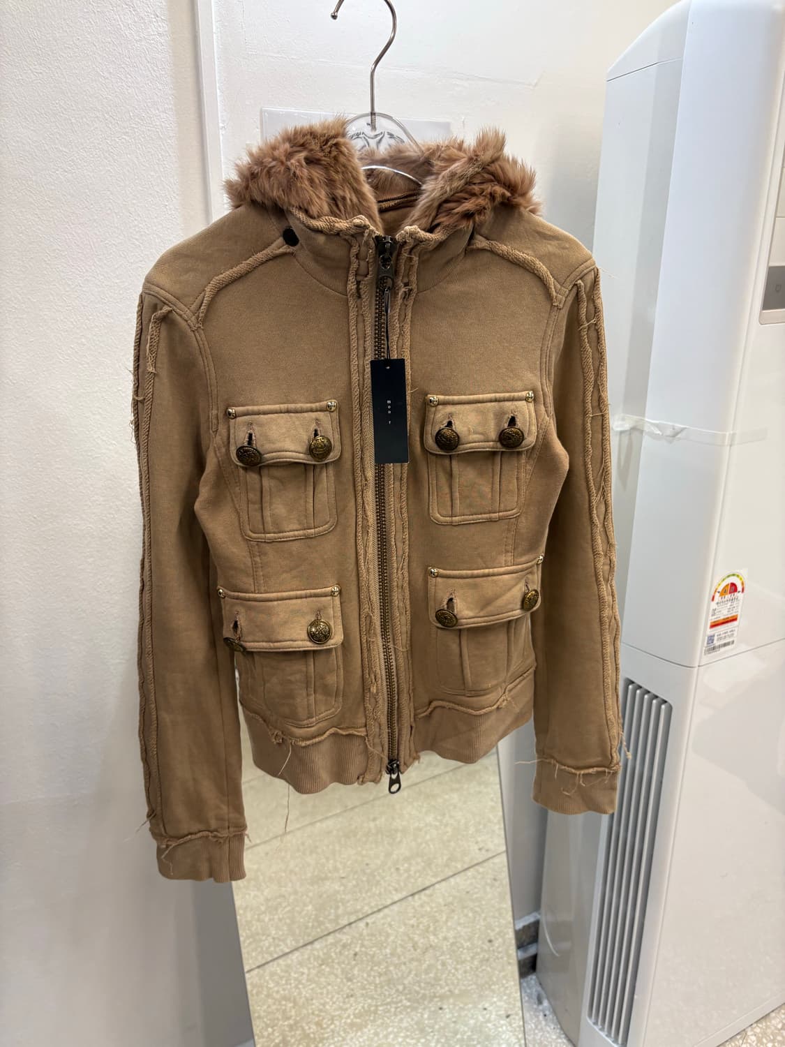 Grace Continental fur zip up jacket 상품이미지1