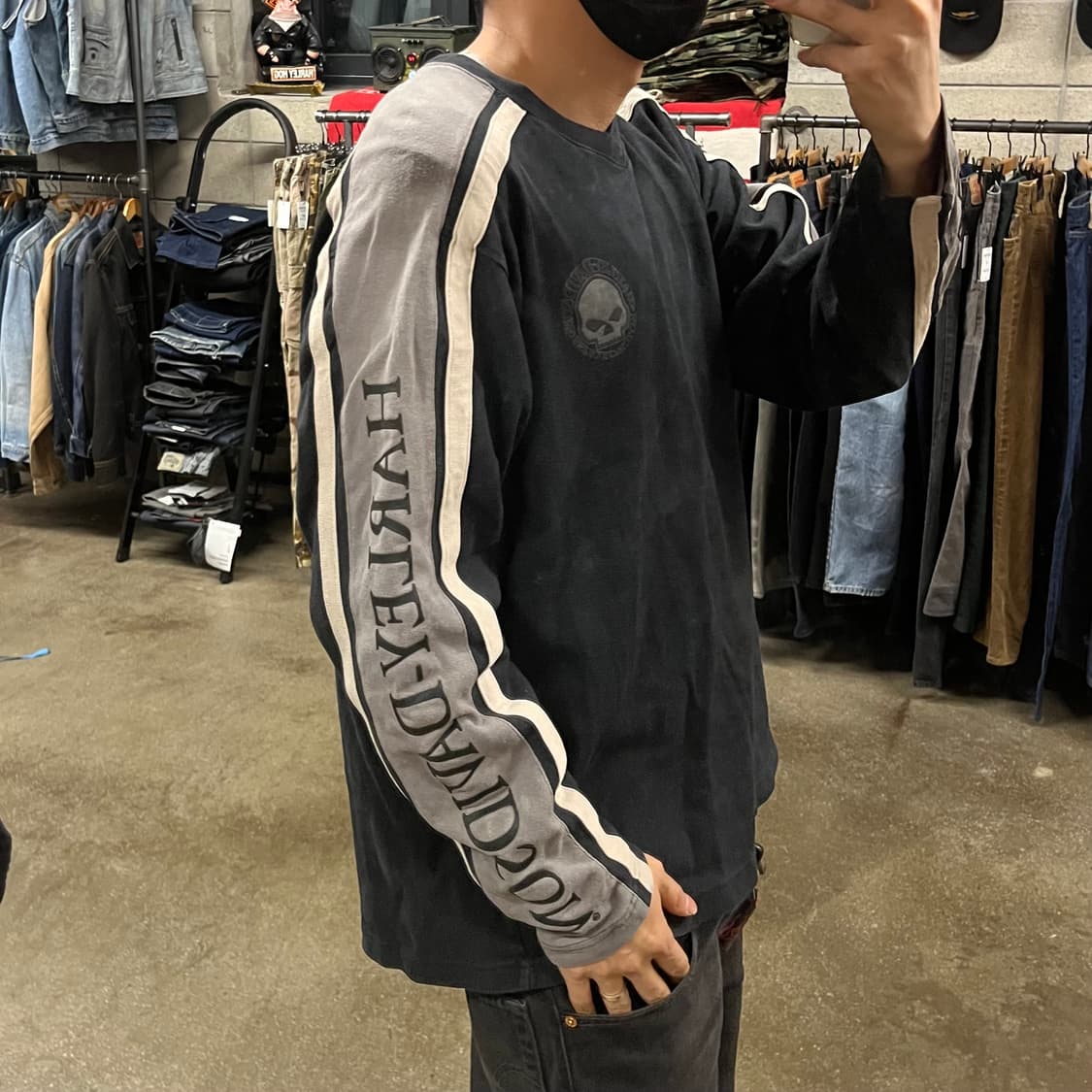 할리데이비슨 스컬 롱슬리브 (100-105) 상품이미지7
