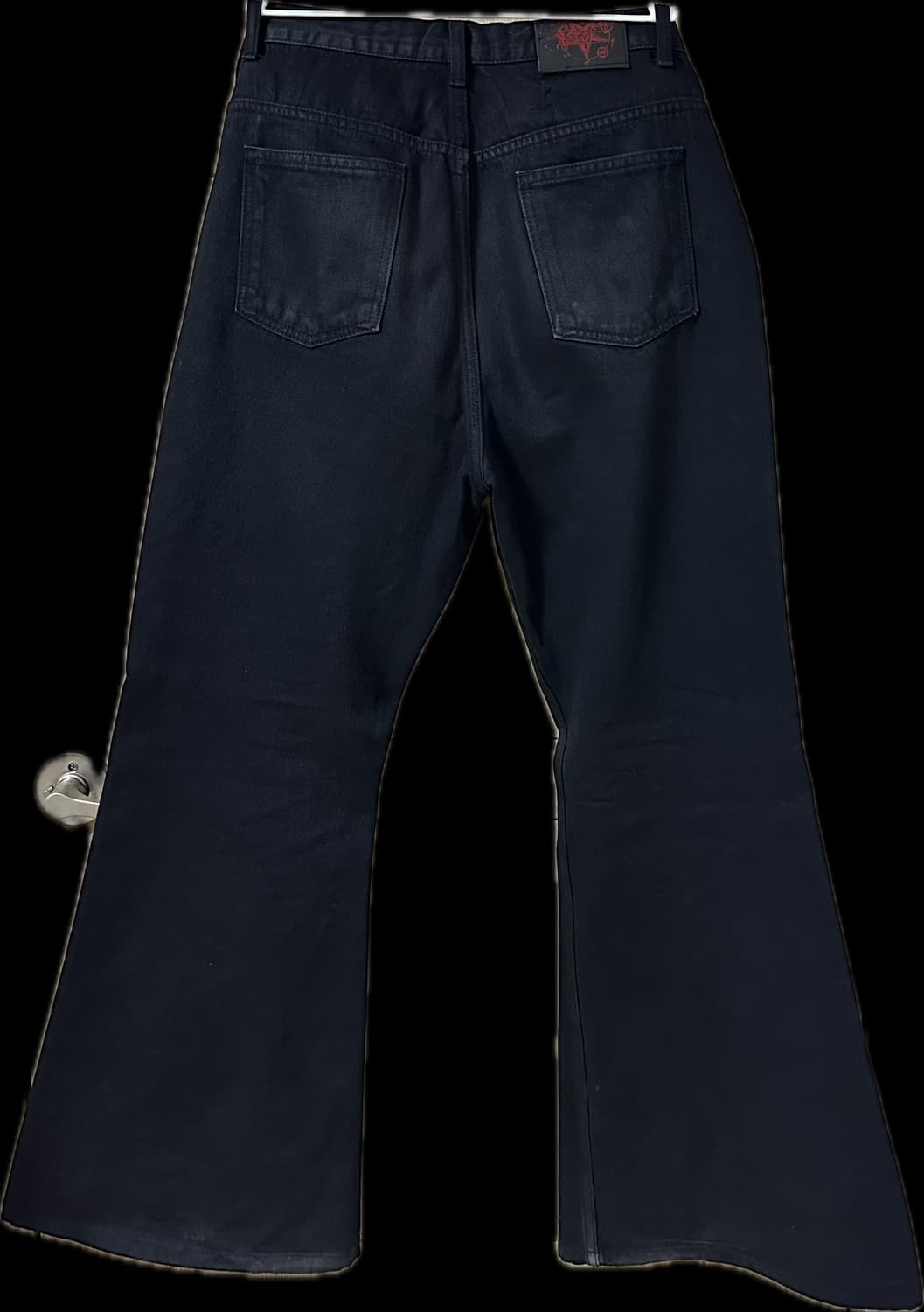 emostanceclub 레더 패치 플레어진 상품이미지3