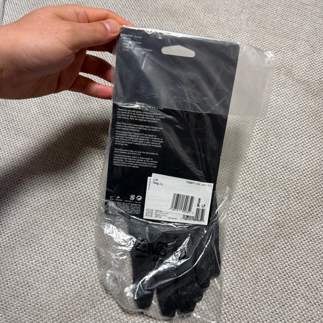 나이키 써마핏 아카데미 축구 / 풋살 장갑 (L) 상품이미지2