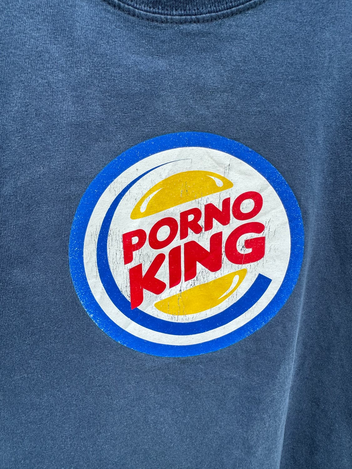 90s PORNO KING 버거킹 오마주 티 M 상품이미지3
