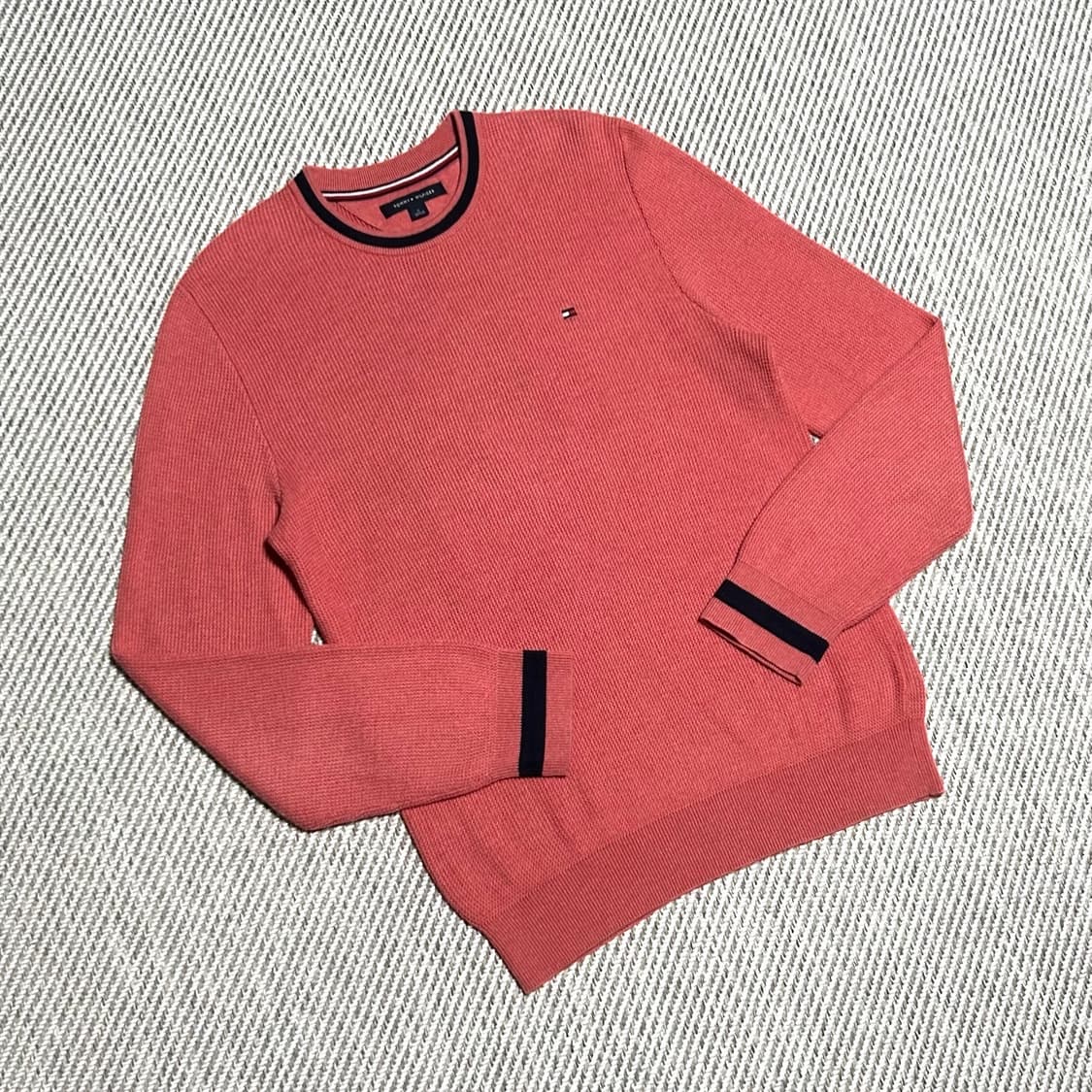 [M] Tommy 타미힐피거 코튼 라운드 니트 상품이미지2