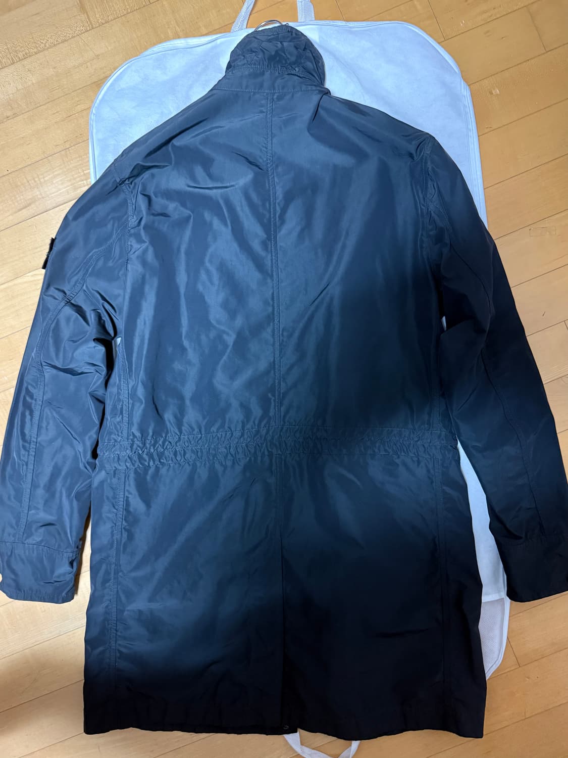 스톤 아일랜드 70122 마이크로 랩스 트렌치 코트 블랙 - 21SS 상품이미지4