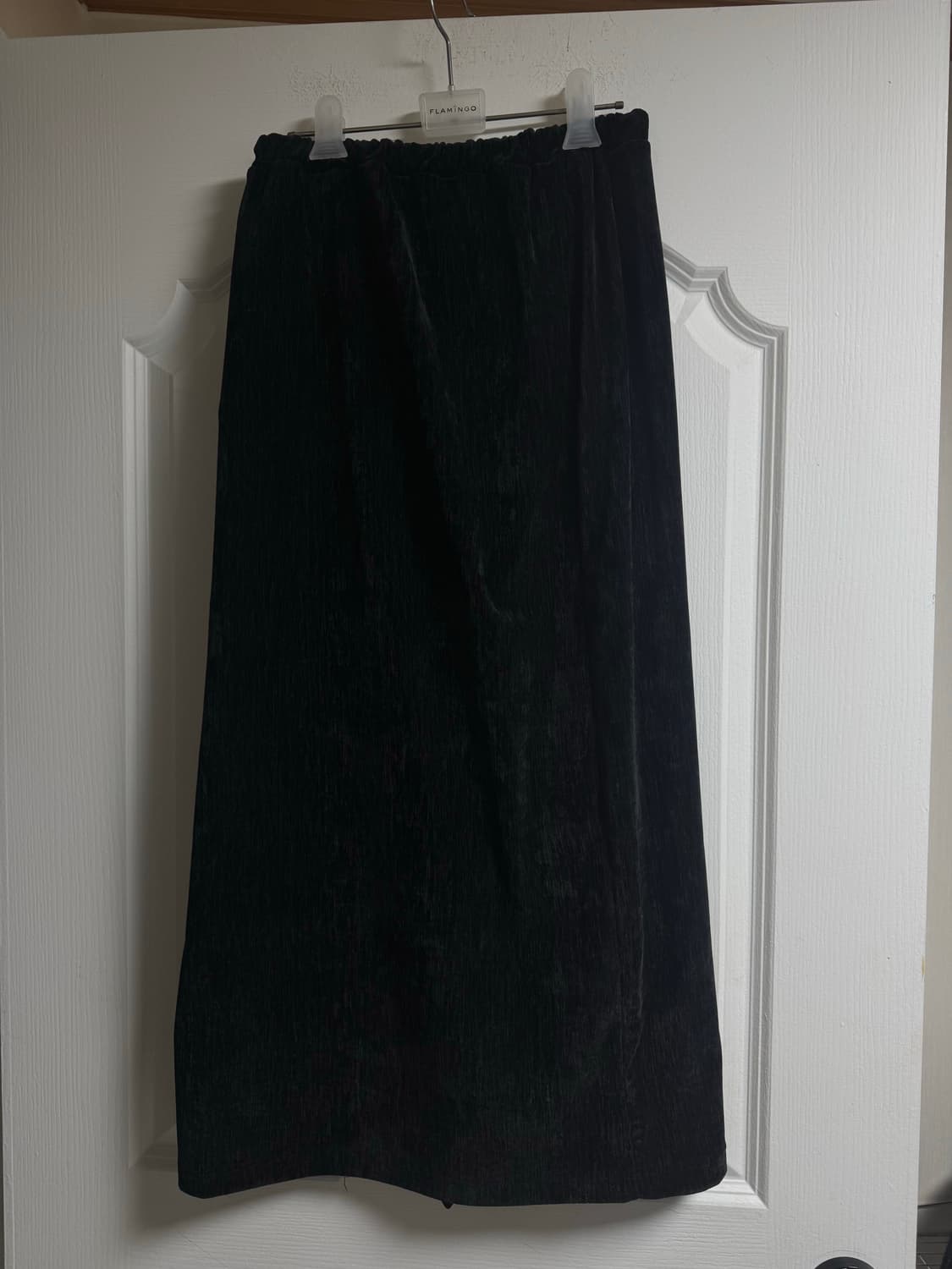 thekimo 더키모 Lynn 린 벨벳 롱스커트 블랙 새상품 상품이미지6