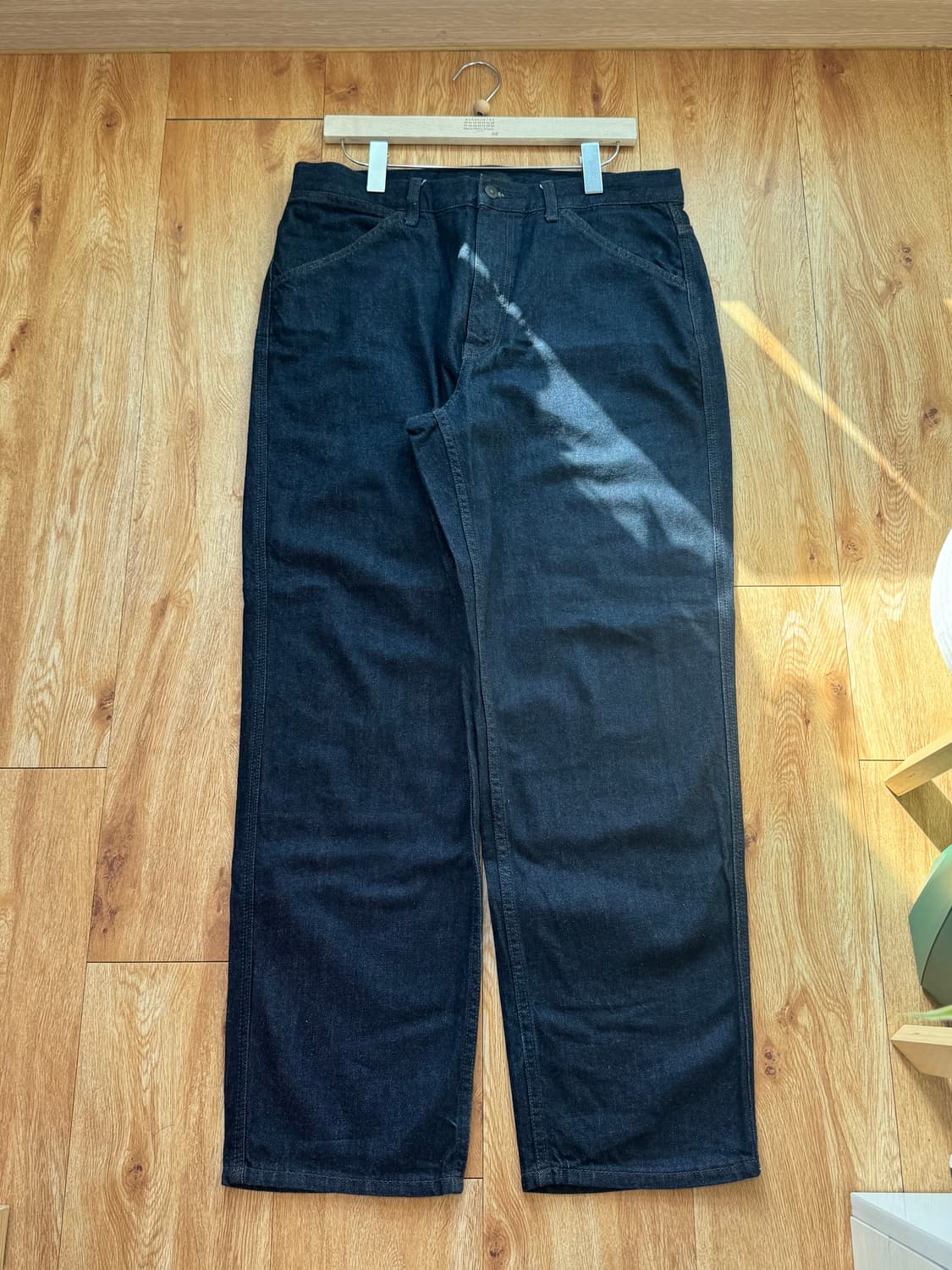 [34] 유니클로 와이드 핏 진 68 블루 상품이미지1