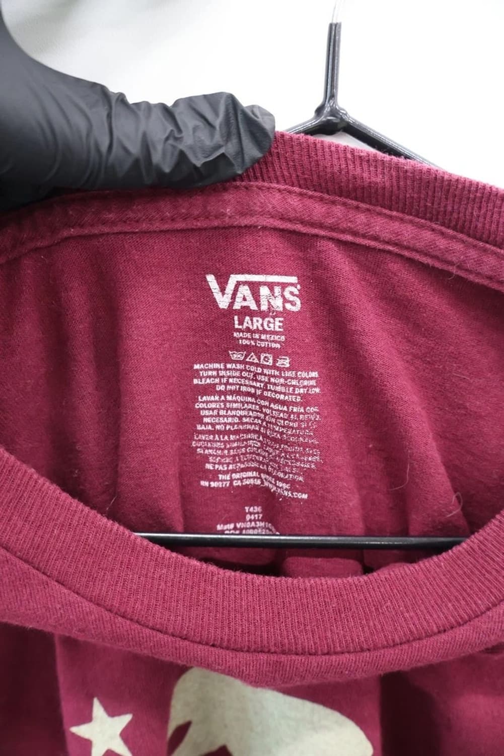 Vans California Burgundy Logo Tee 상품이미지5
