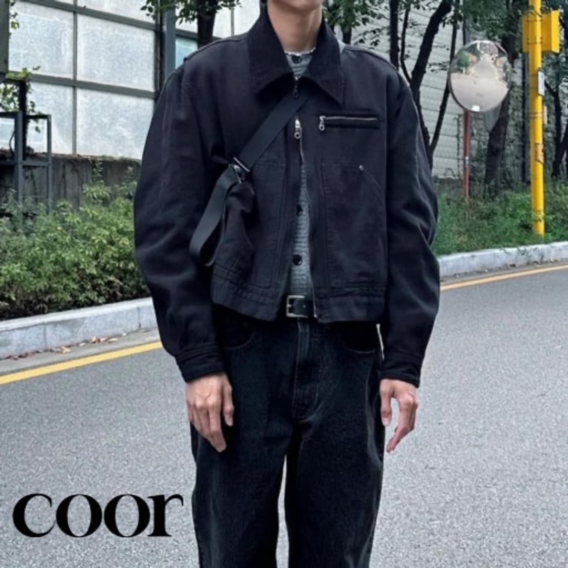 쿠어 오버다잉 페이디드 워크자켓 주우재 착용 상품이미지4