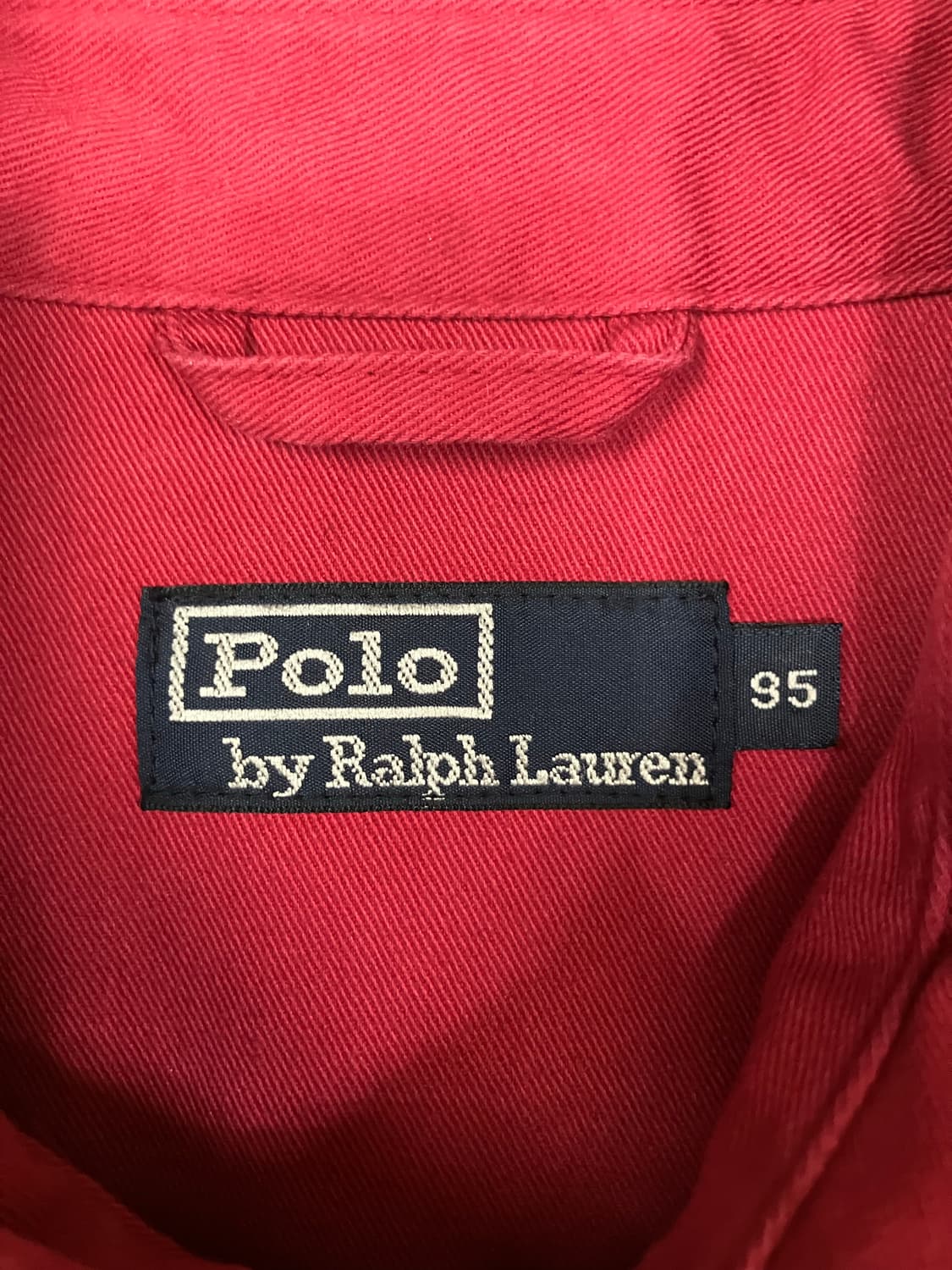 폴로 랄프로렌 레드 봄버 자켓 95 상품이미지6