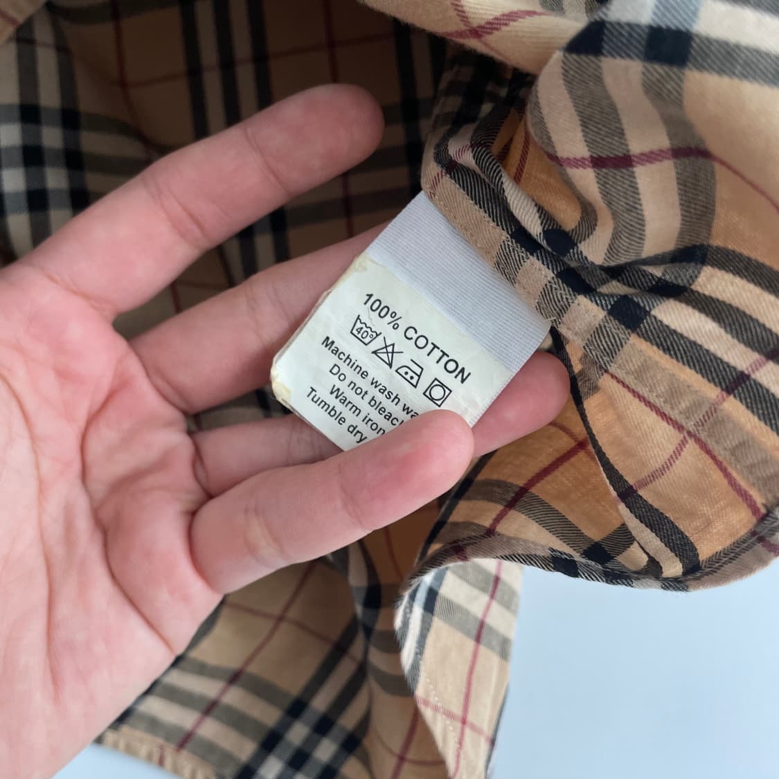 Burberry  버버리 크레스트 자수 노바체크 셔츠 상품이미지4