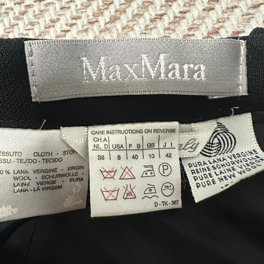 MAX MARA italy made wool skirt 상품이미지3
