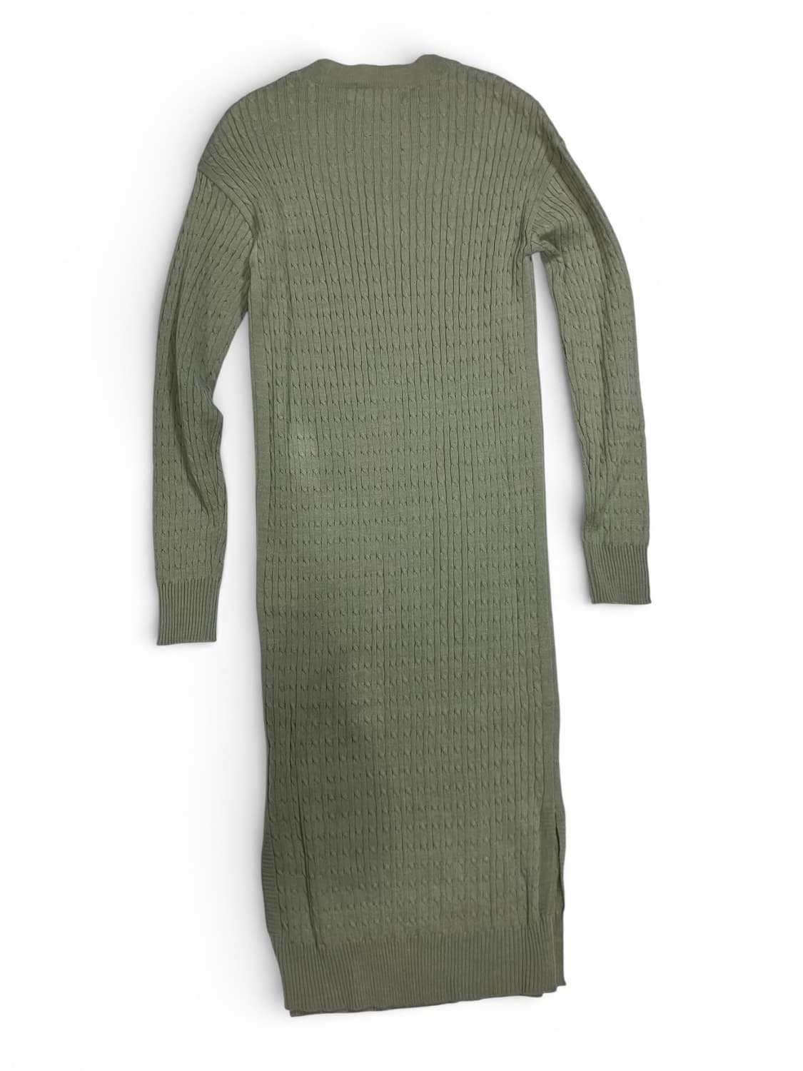 THE IzzaT 더 아이작 골지 니트 롱 원피스 F 상품이미지5