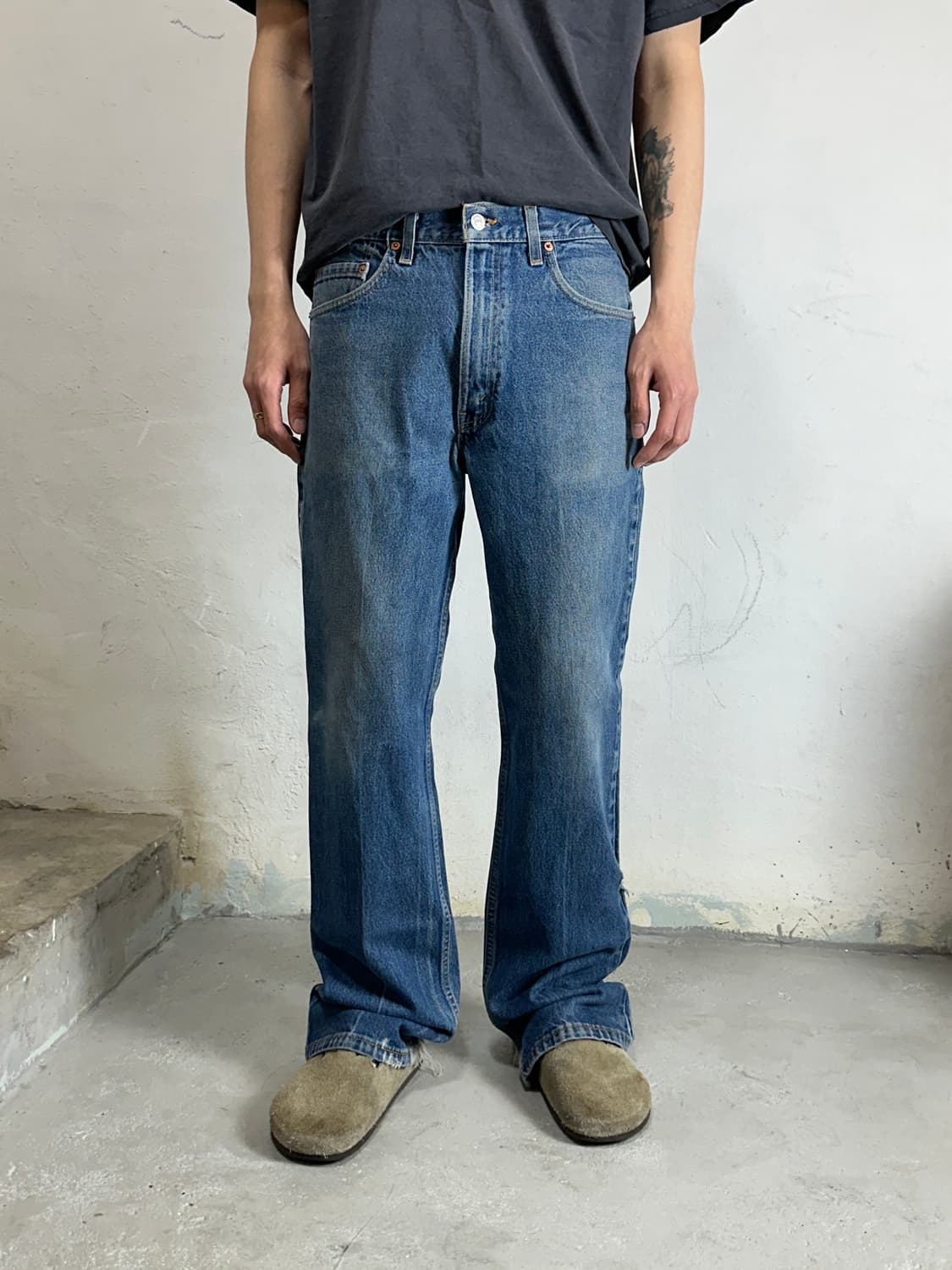 90's USA 빈티지 리바이스 517 부츠컷 플레어진 상품이미지3