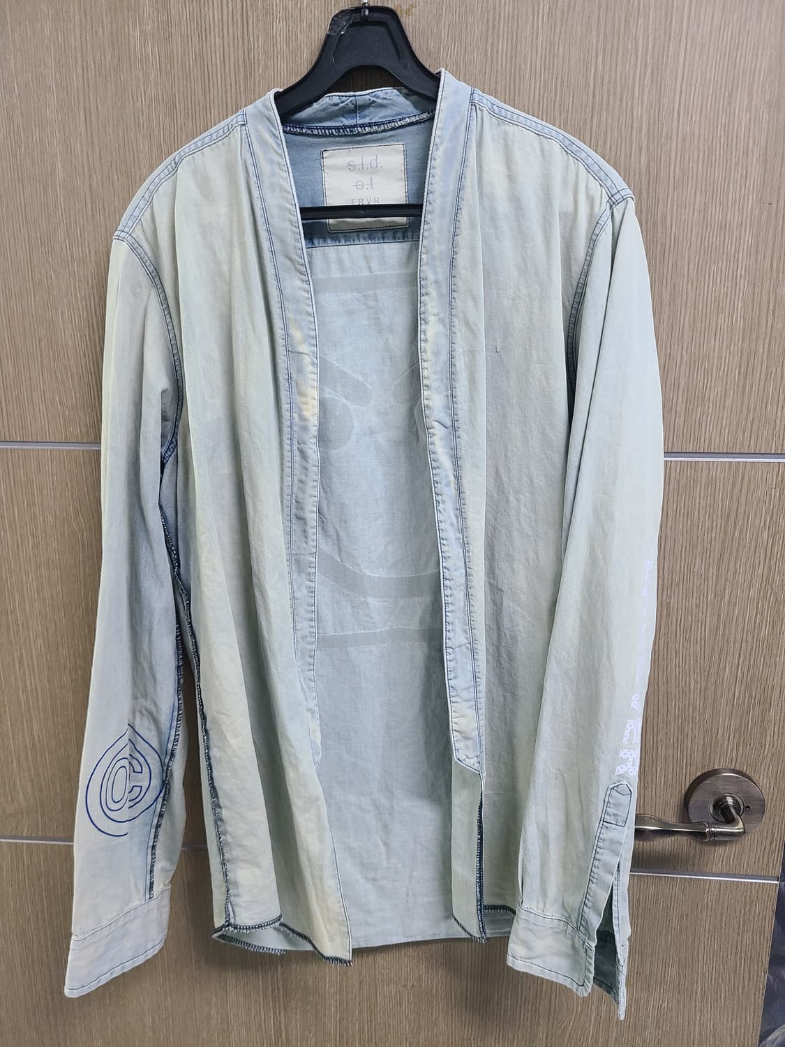 이태리 솔드아웃 여성 데님 셔츠 xs 상품이미지1