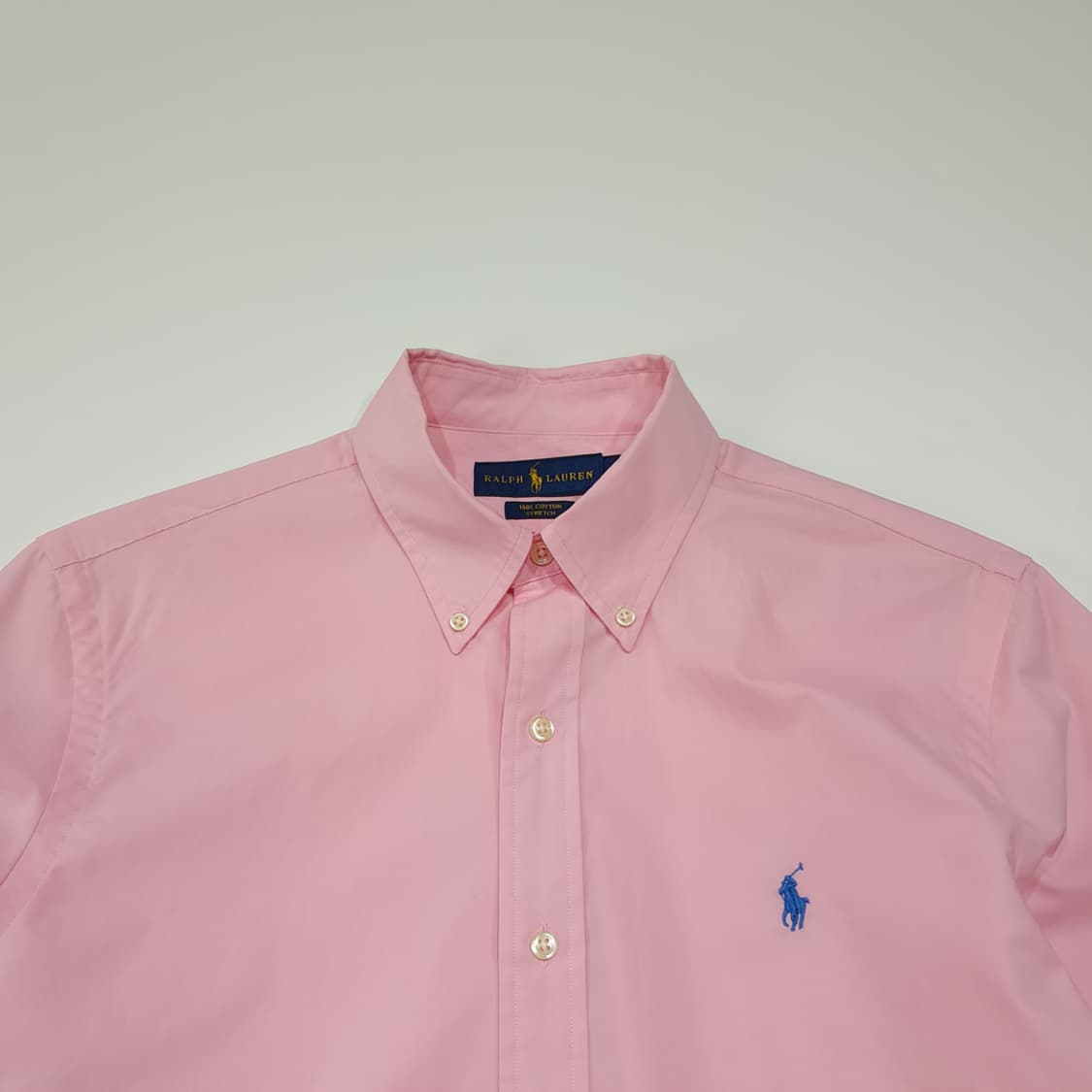 CL805 M 폴로 스트레치 블루포니 핑크 셔츠 남방 상품이미지2