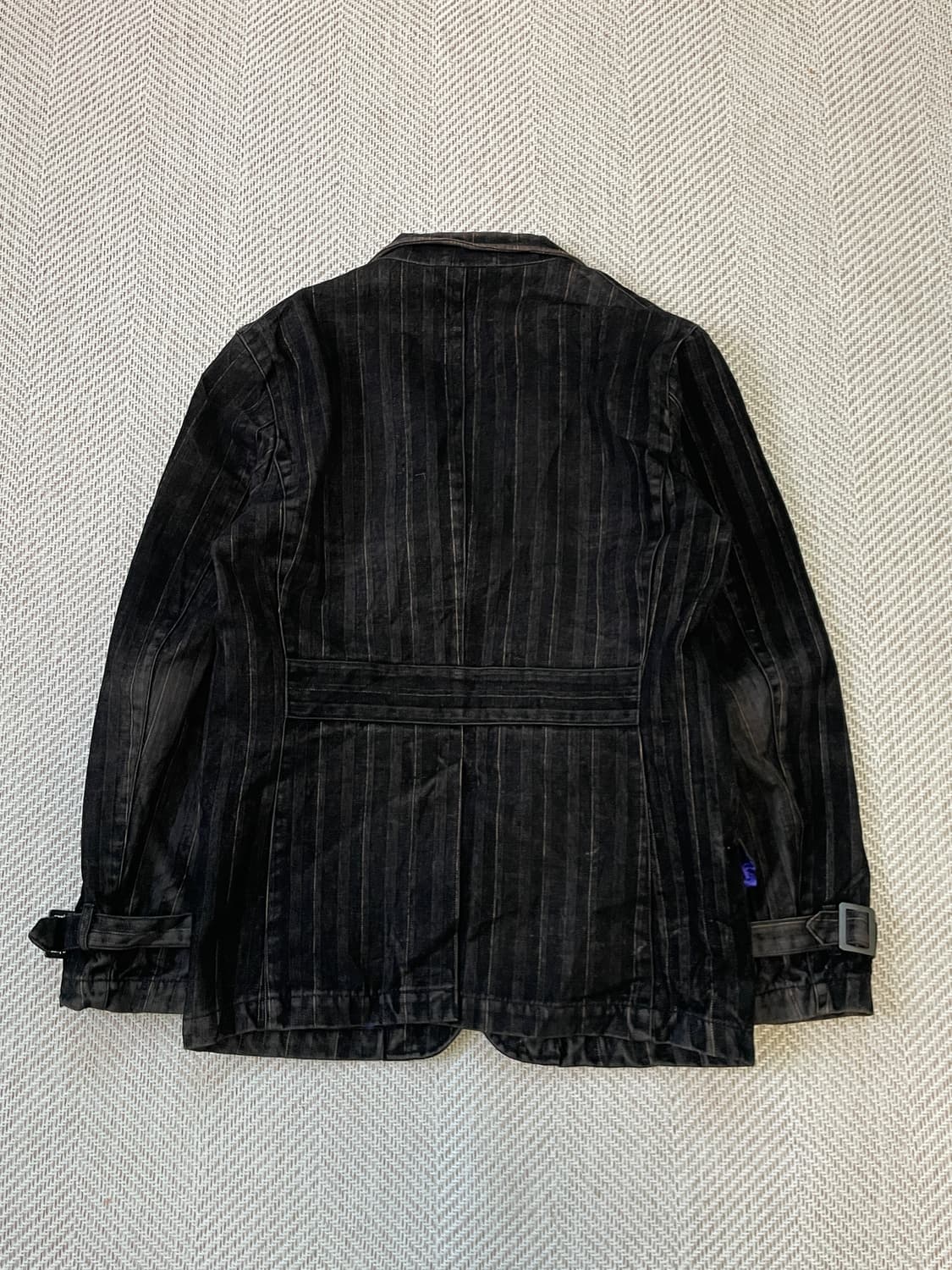 빈티지 스트라이프 코듀로이 벨티드 자켓 lgb y2k J03575 상품이미지1