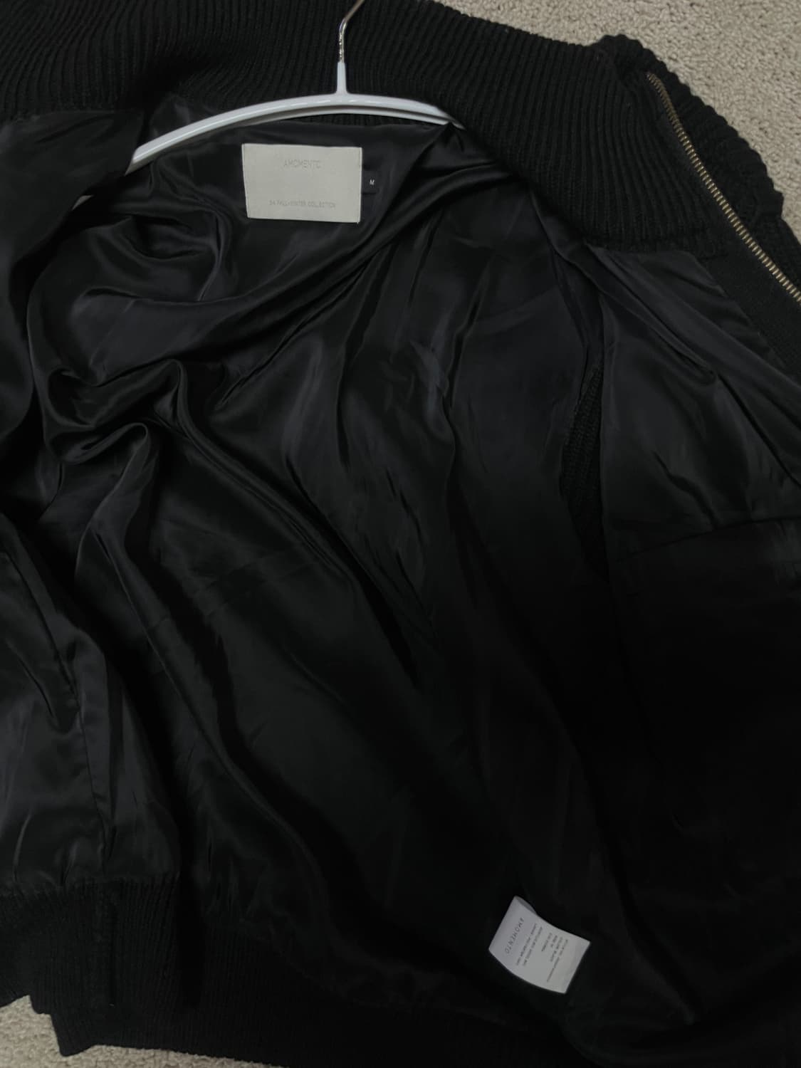 아모멘토 풀 니들 블루종(M) 상품이미지4