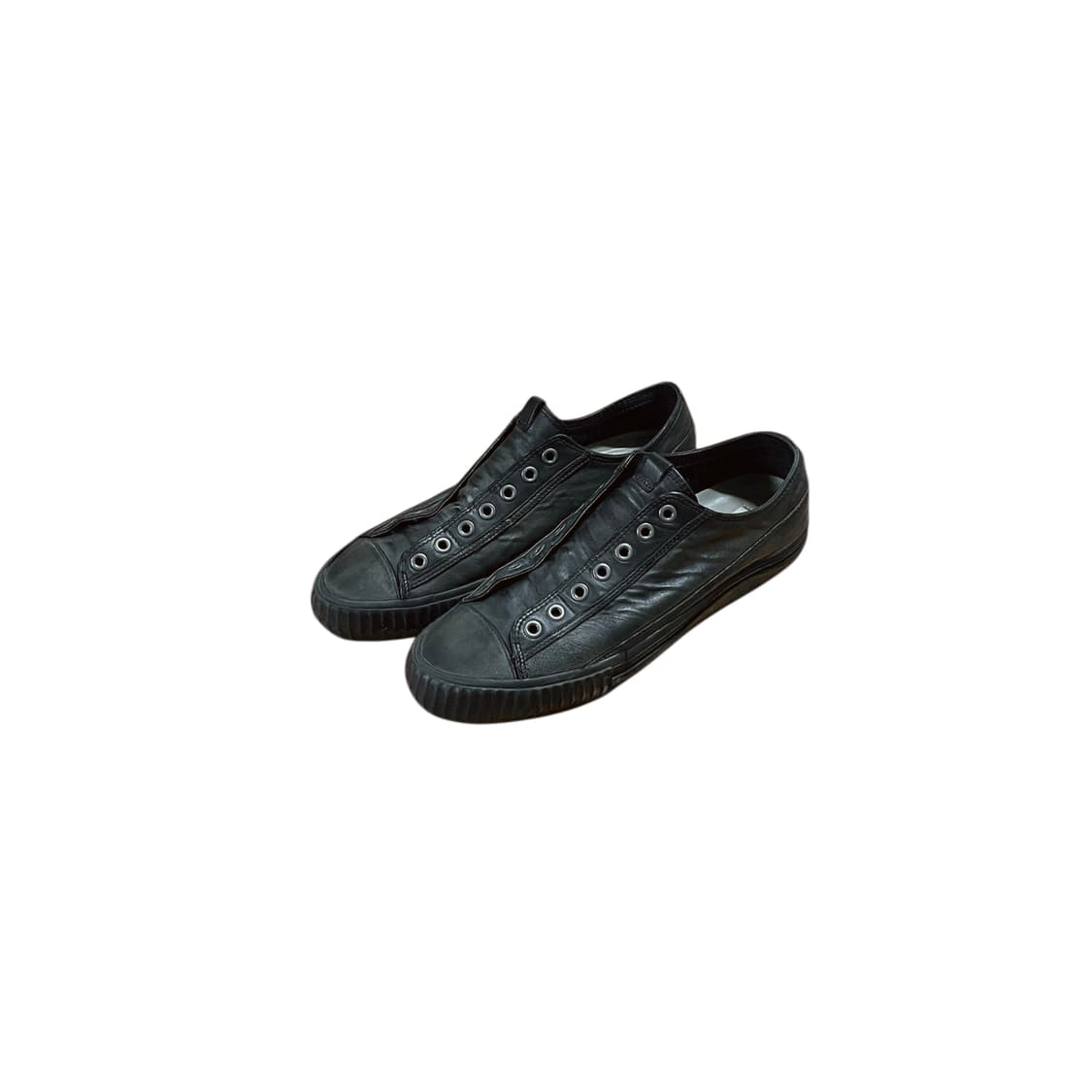 John Varvatos Laceless Calfskin Low Top 상품이미지1