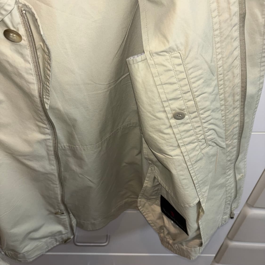 남녀공용 베이지 봄버 블루종 자켓 상품이미지7