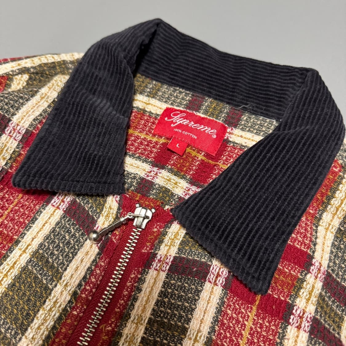 슈프림(SUPREME) 18fw 플레이드 써멀 집업 셔츠 자켓 상품이미지3