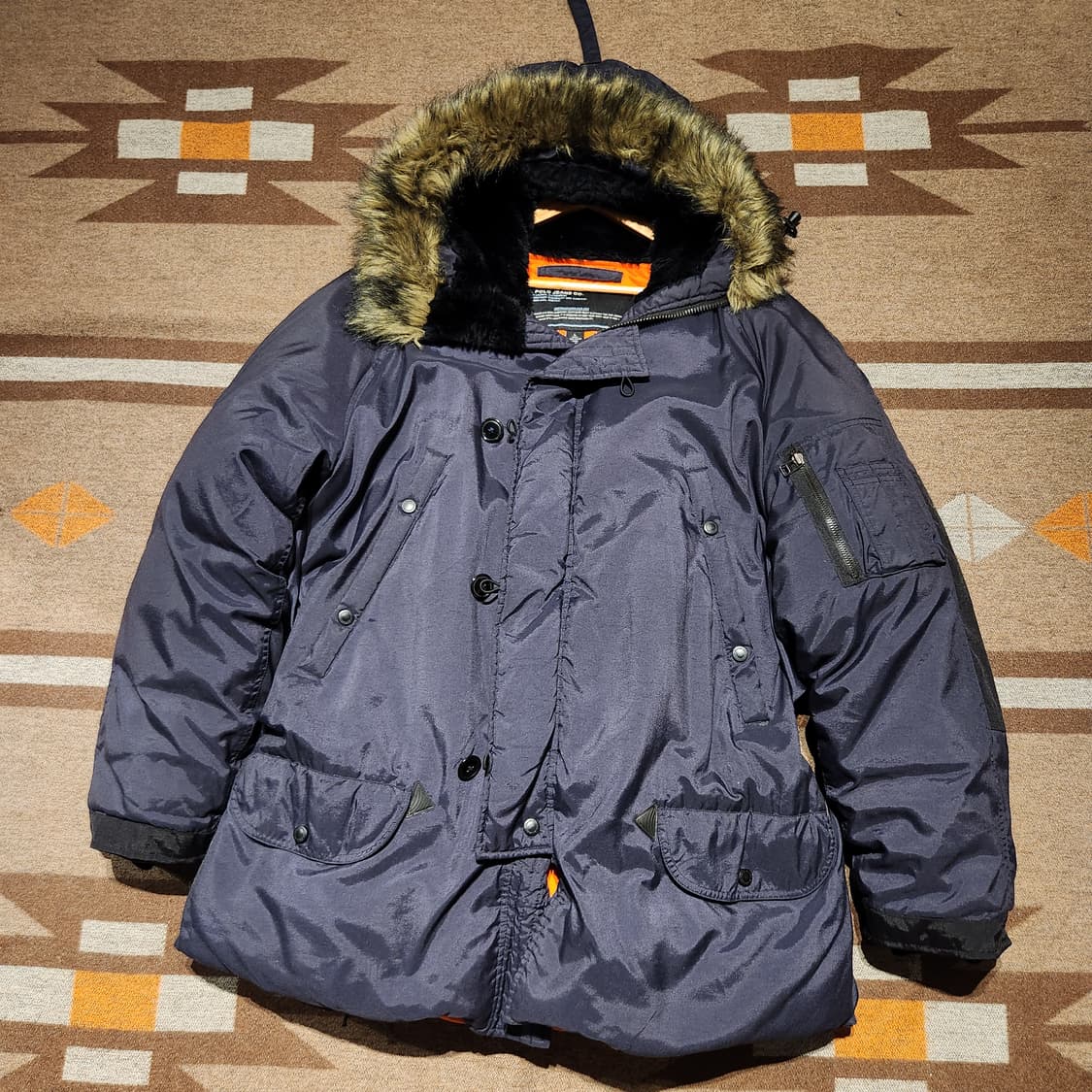 폴로 진스 랄프로렌 헤비 덕다운 N-3B 파카 패딩 L 105~110 상품이미지2