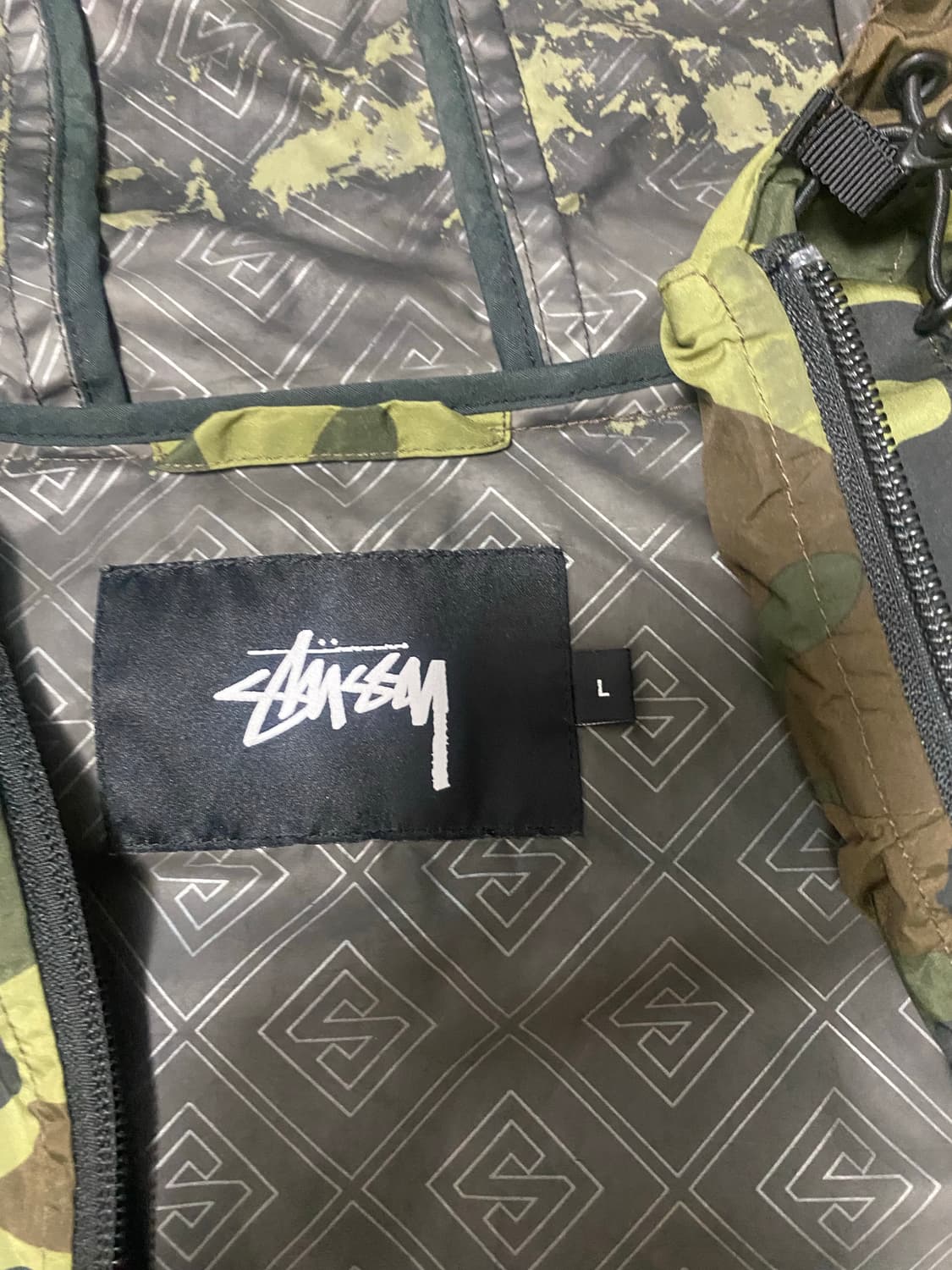 스투시 카모패턴 바람막이 상품이미지3