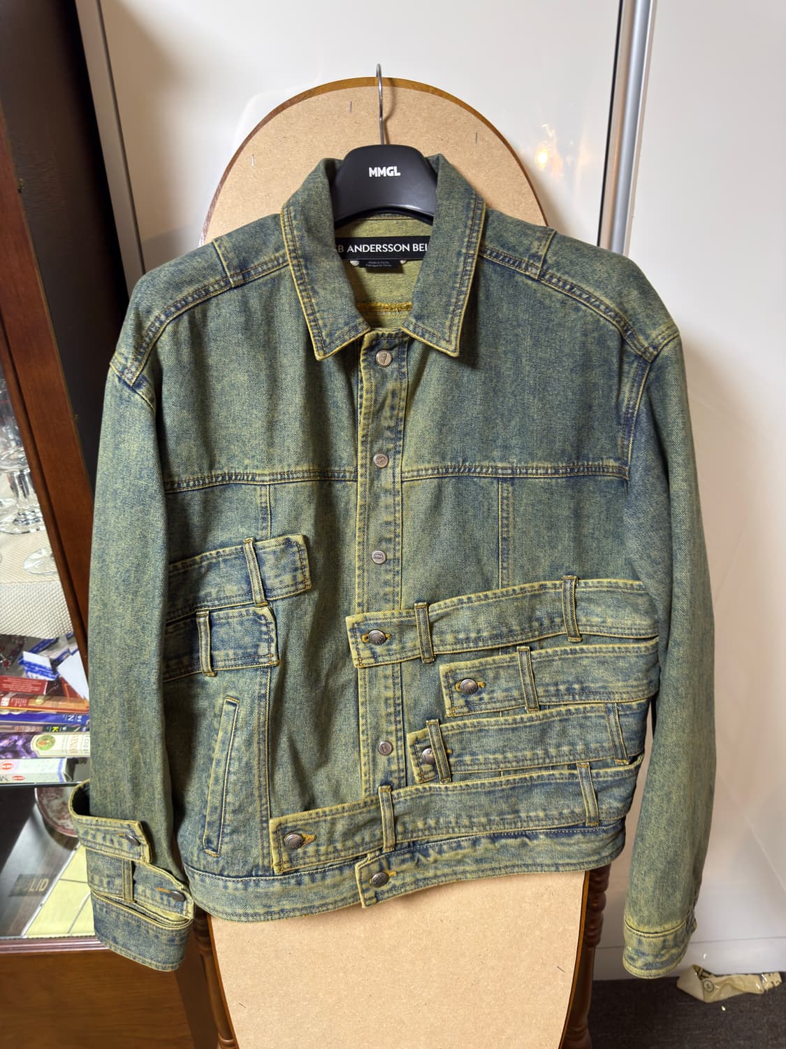 앤더슨벨 웨이스트밴드 데님 자켓 M 상품이미지2
