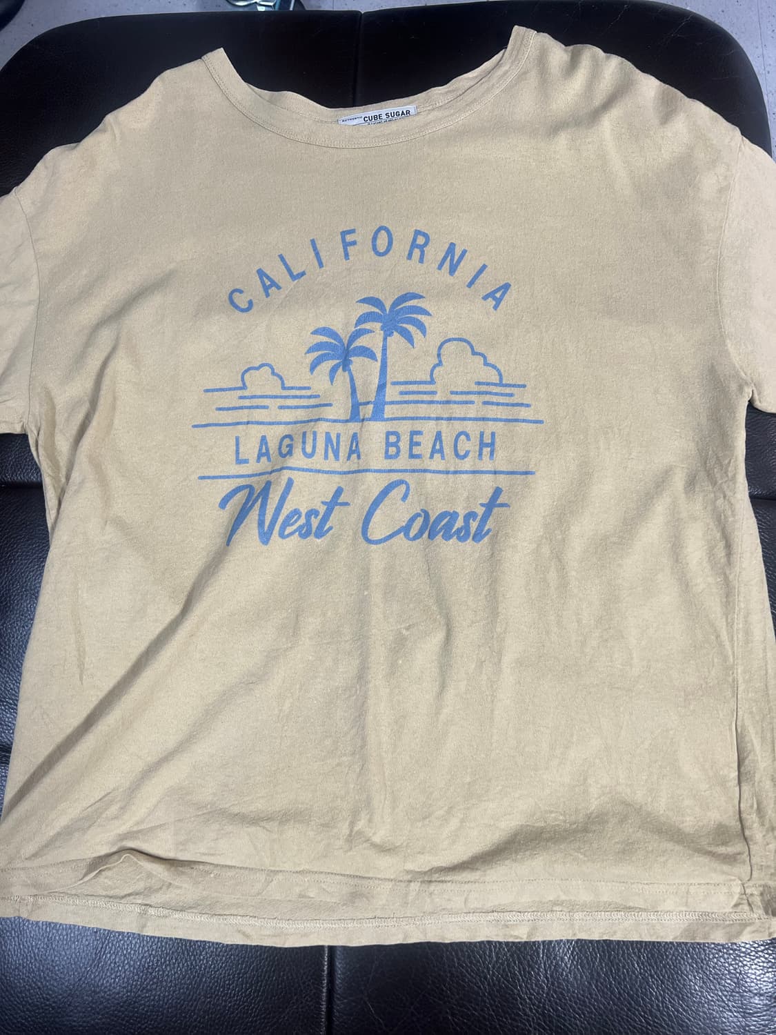큐브슈가 캘리포니아 빈티지 티셔츠 상품이미지1