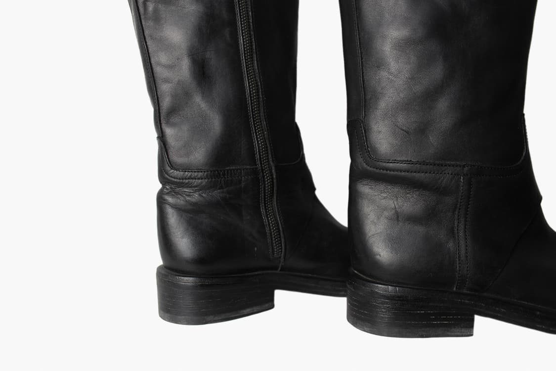 2000s Ann Demeulemeester 앤드뮐미스터  레더 롱부츠 상품이미지5