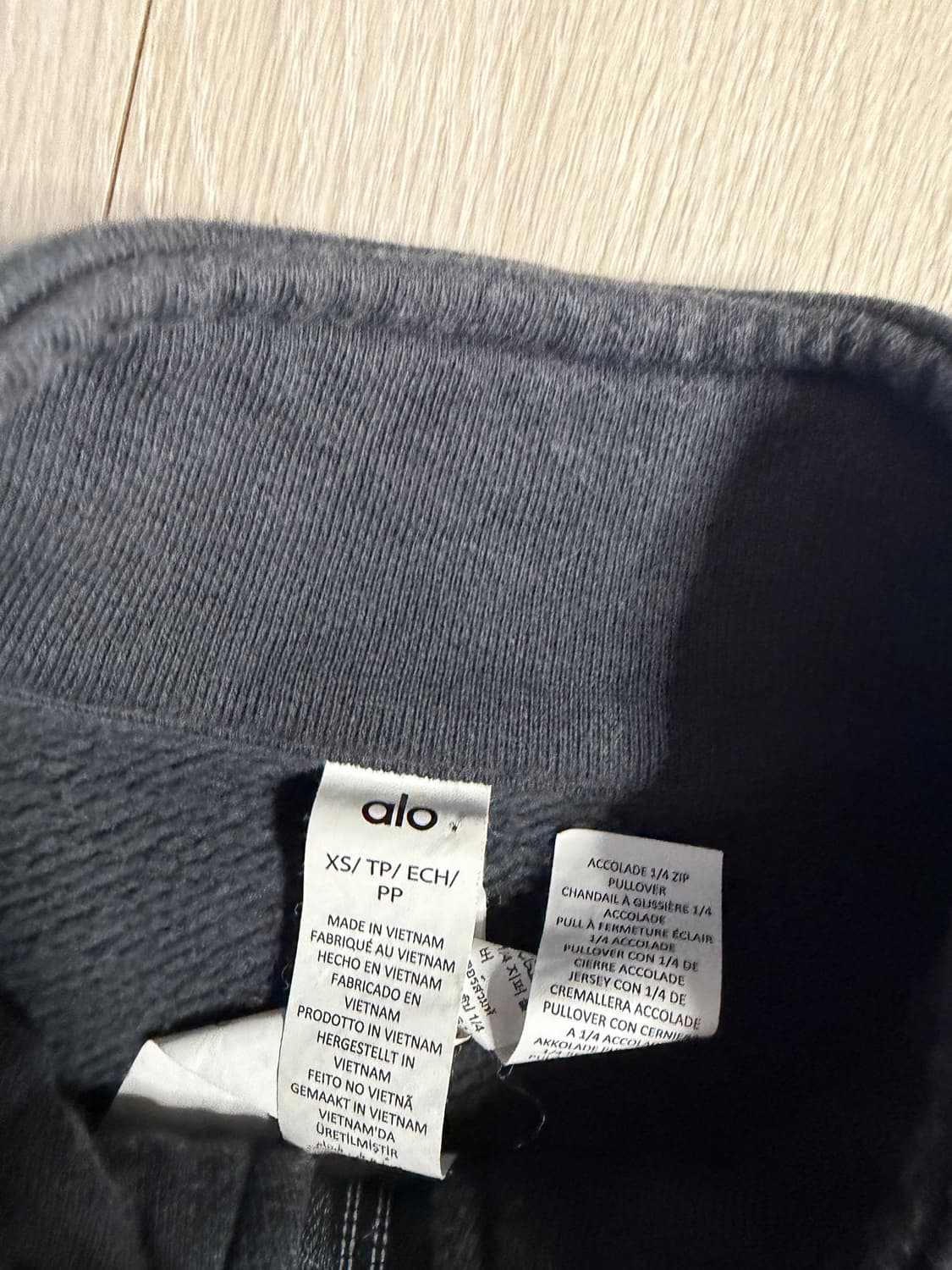 알로 요가 반집업 맨투맨 xs 상품이미지3