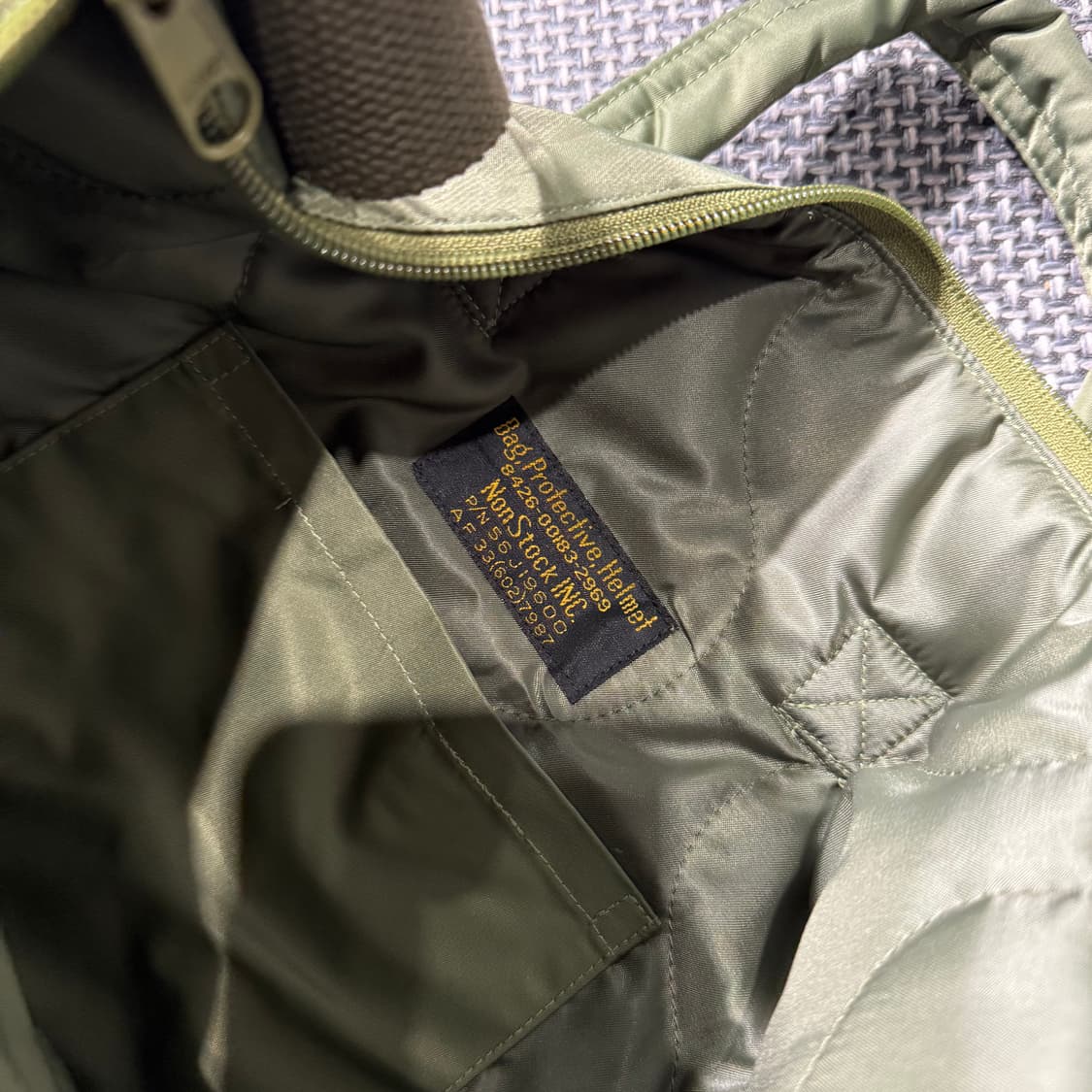 빈티지 밀리터리 자수 가방 상품이미지7