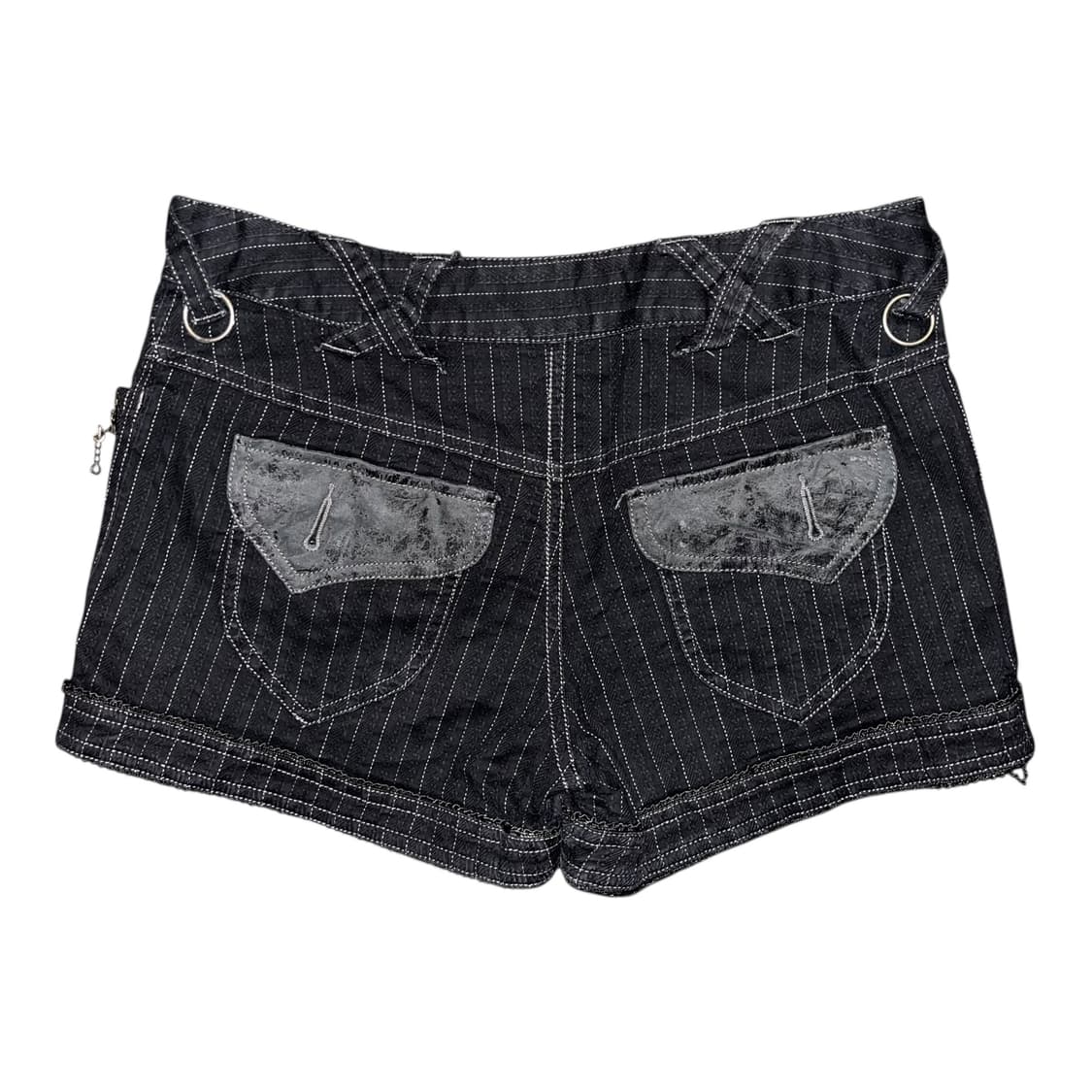 ALGONQUINS 알곤퀸즈 스티치 스터드 숏팬츠 갸루y2k펑크 상품이미지3