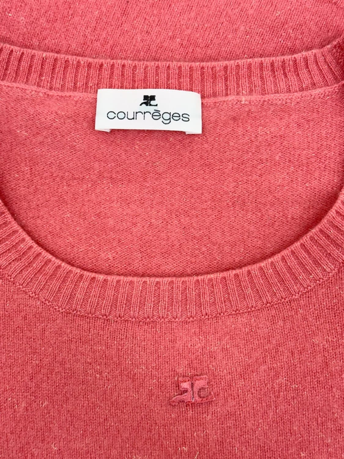 courreges / 꾸레쥬 핑크 캐시미어 니트  상품이미지5