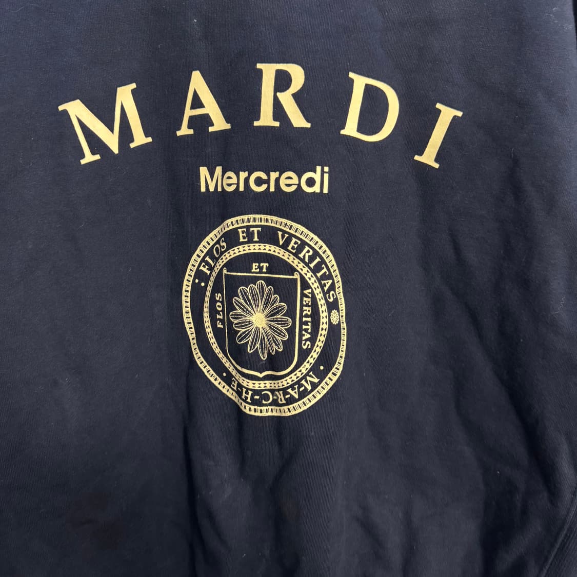 마르디메크르디 라운드 맨투맨 티셔츠 상품이미지3