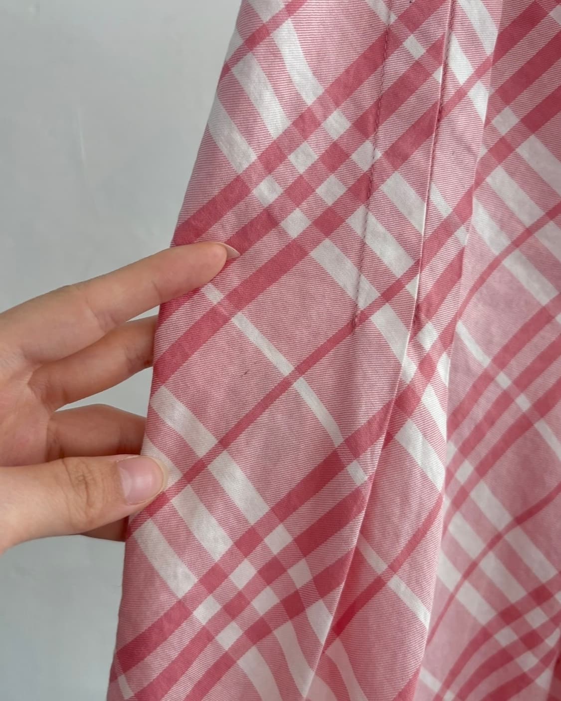 Burberry 버버리 핑크 노바체크 미디 스커트 상품이미지10