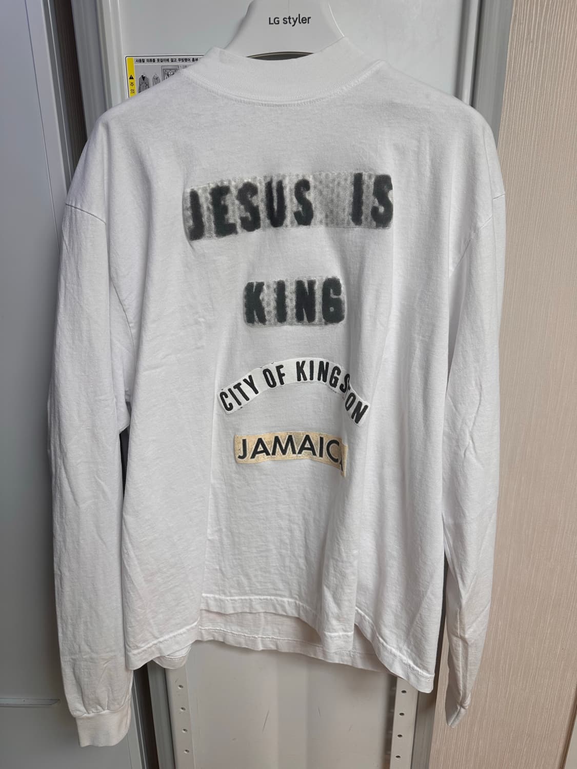칸예 웨스트 jesus is king jamaica 롱슬리브 상품이미지1