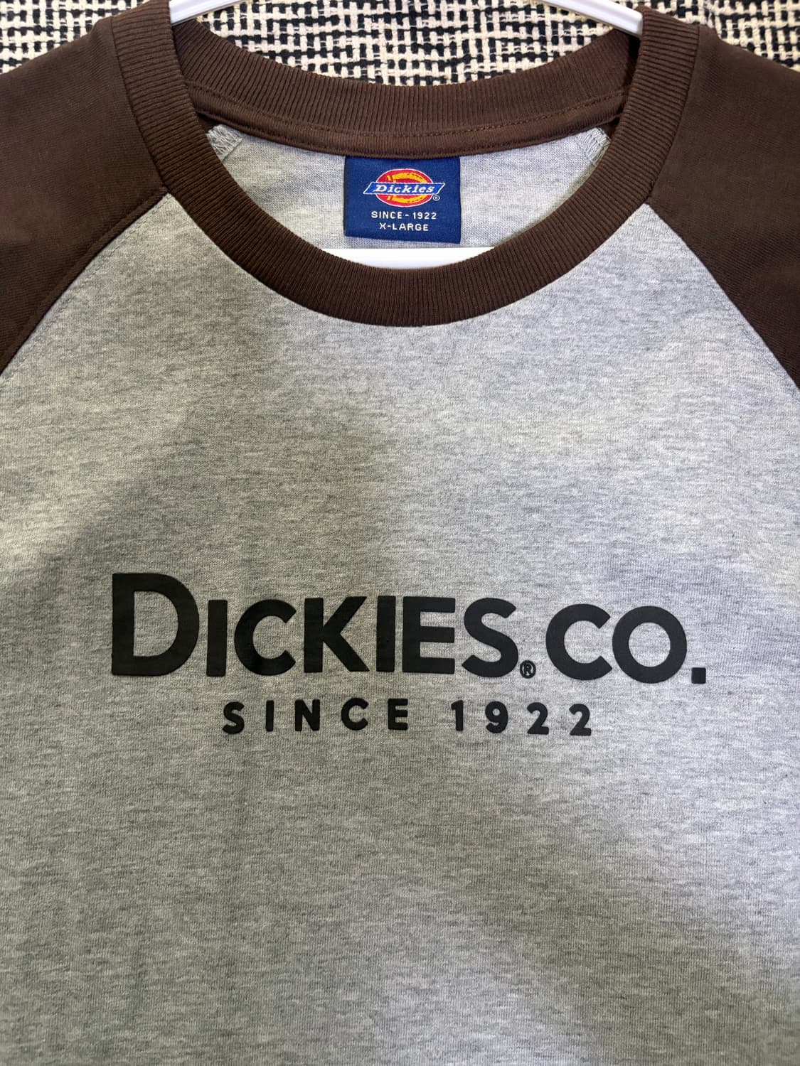 디키즈 레글런 배색 로고 반팔 티셔츠 XL 상품이미지2