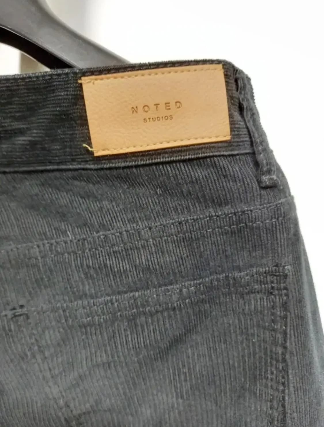 새 NOTED 코듀로이 골덴 하이웨스트 통핏팬츠 27.28 상품이미지6