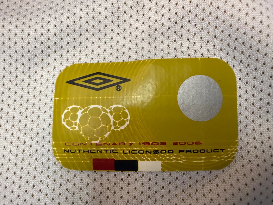 [L] 엄브로 맨유 01-02 어웨이 100주년 노마킹 유니폼 상품이미지10