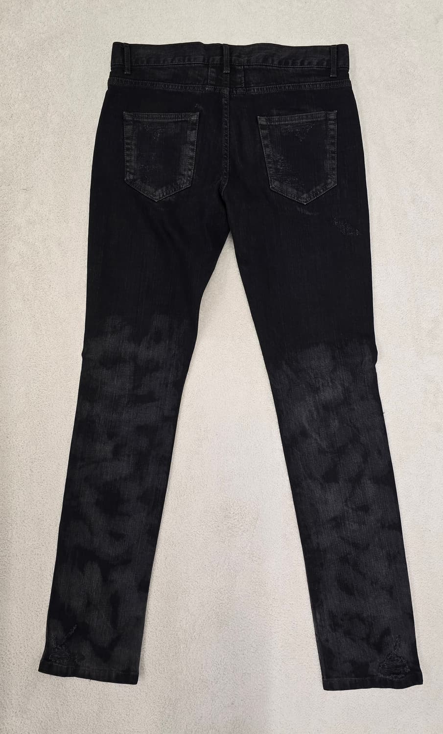 생로랑 무릎찢청 블랙청바지.  싸이즈 32 상품이미지4