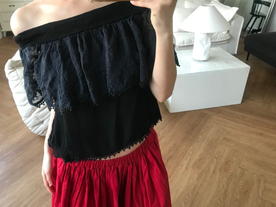 vintage lace blouse 상품이미지2