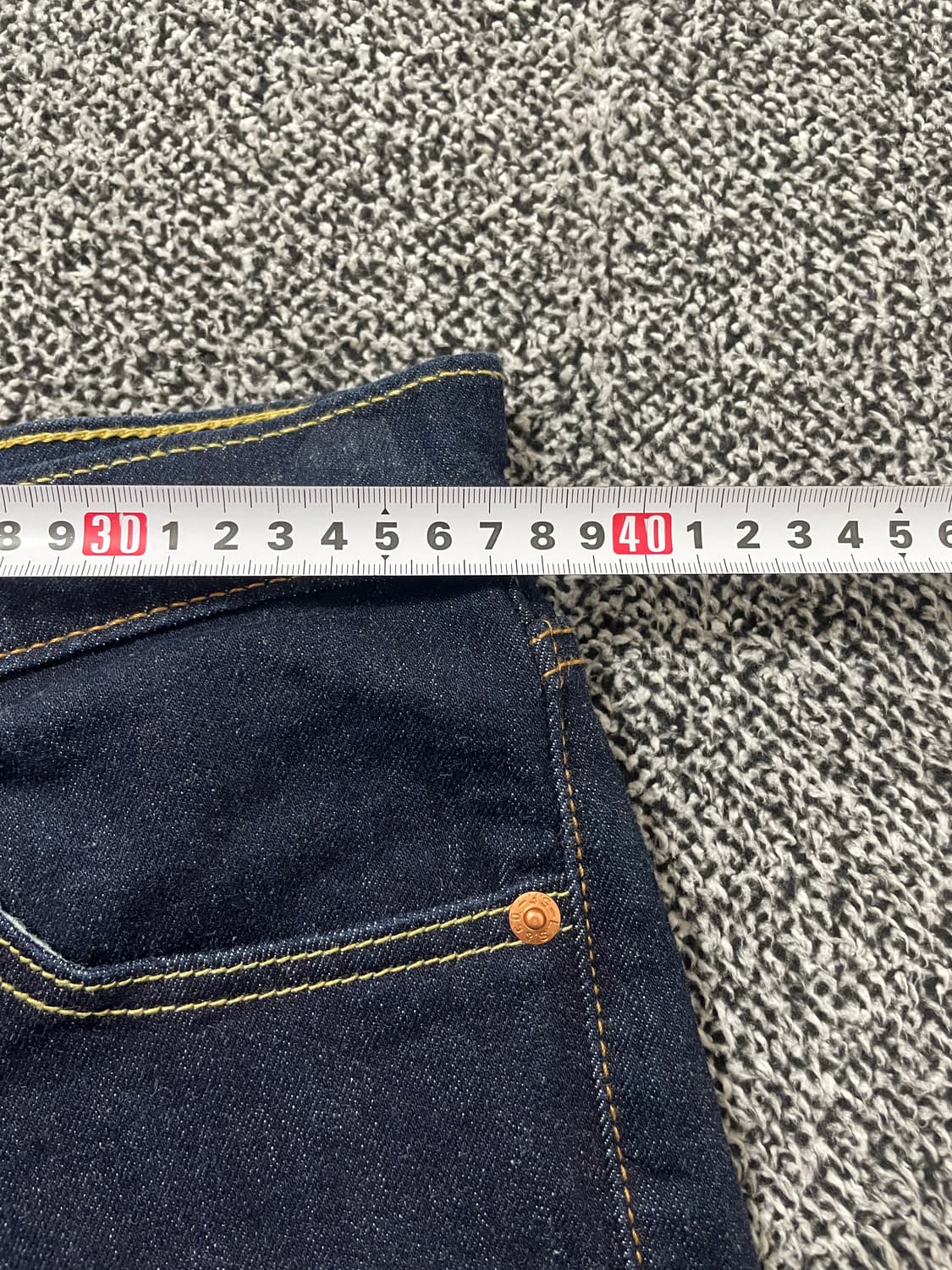 빈티지9. 리바이스 511 일자핏 진청 데님 청바지 팬츠  상품이미지4