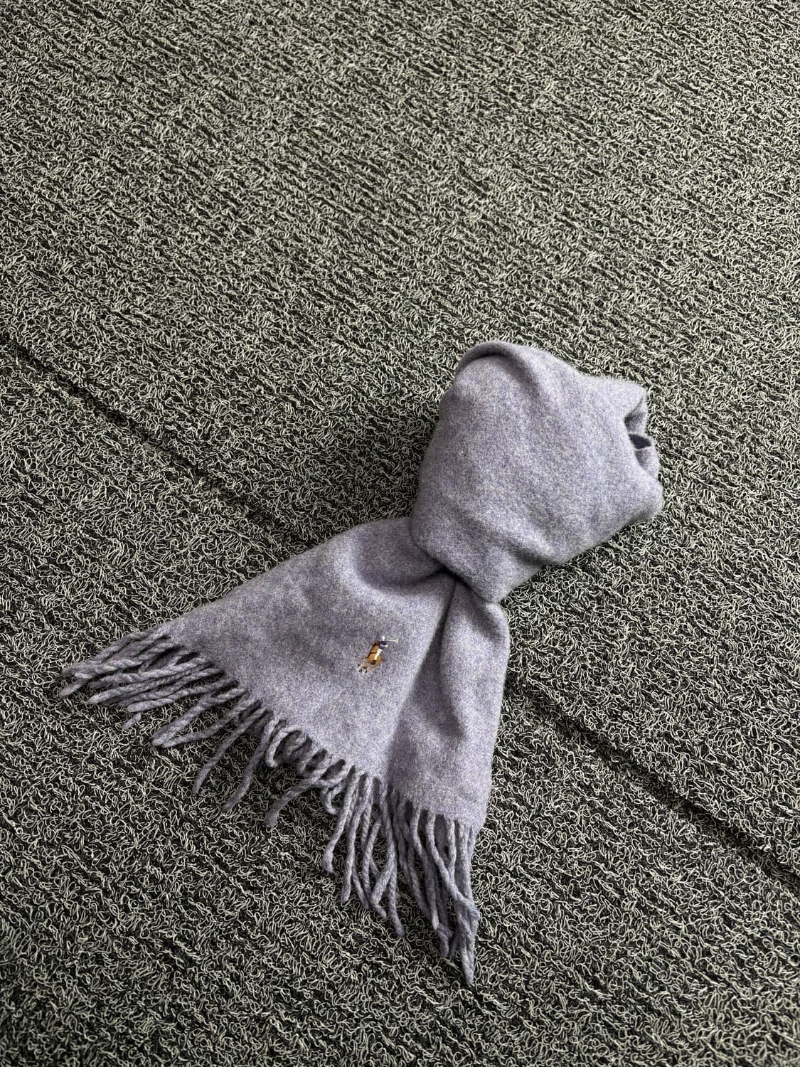 폴로 랄프로렌 퍼플 램스 울 머플러 2987 상품이미지1