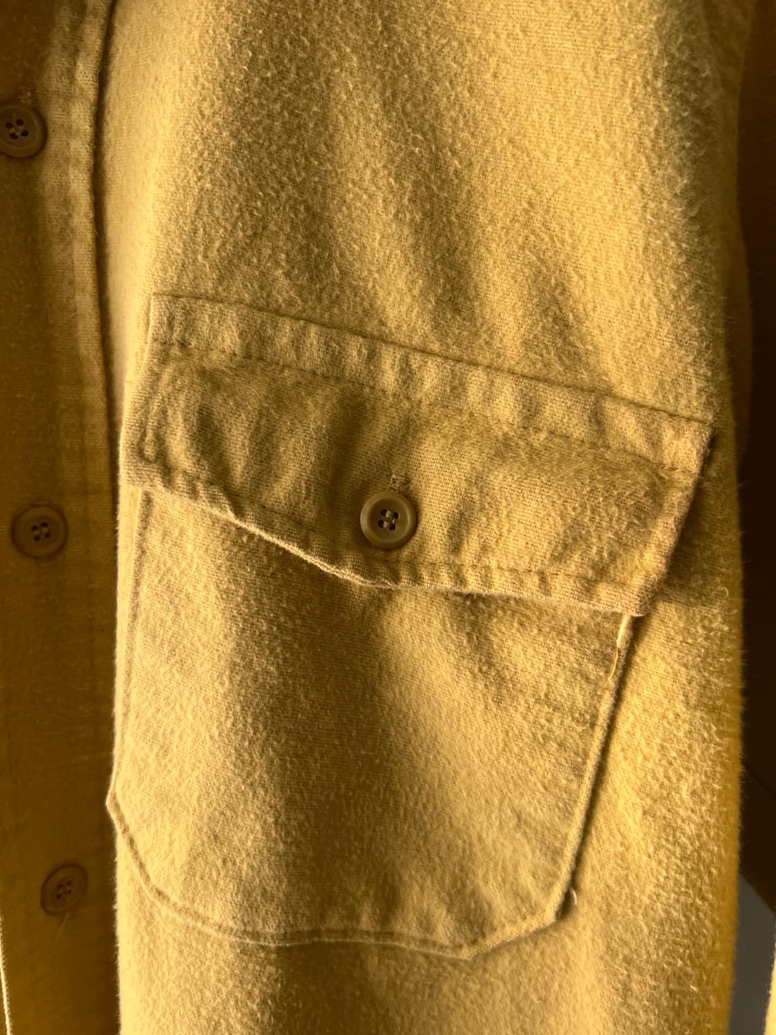 [M]70's Made in USA 샤모아 건패치 헌팅 셔츠 상품이미지5
