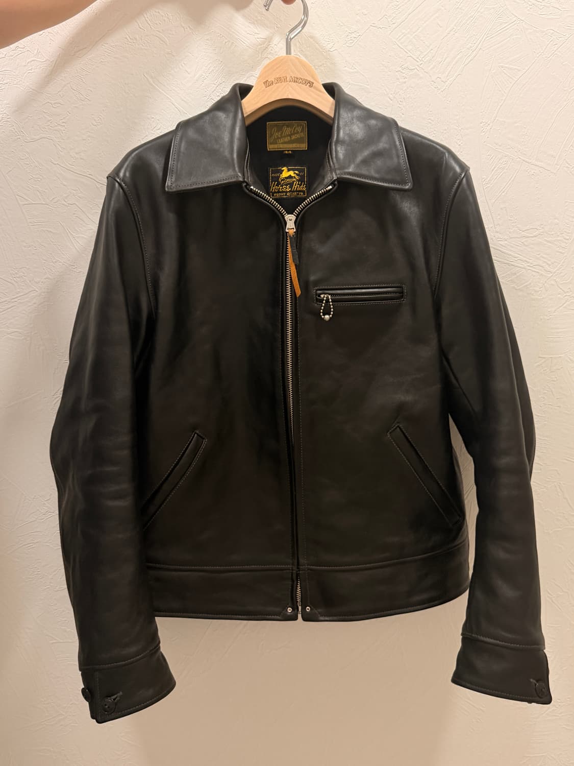 더 리얼 맥코이 조 맥코이 호스하이드 스포츠 자켓 (넬슨) 44사이즈 상품이미지1